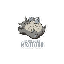 Load image into Gallery viewer, My gym partner BROtoro - Stickers
